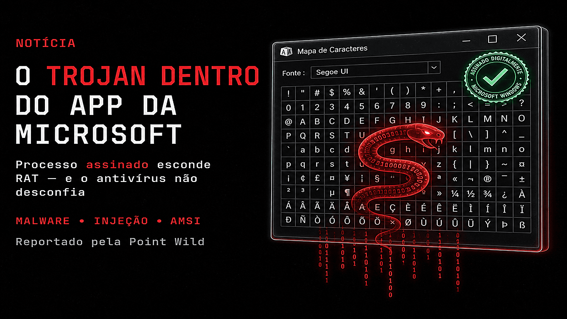 O trojan que se esconde dentro de um app da Microsoft para enganar o antivírus